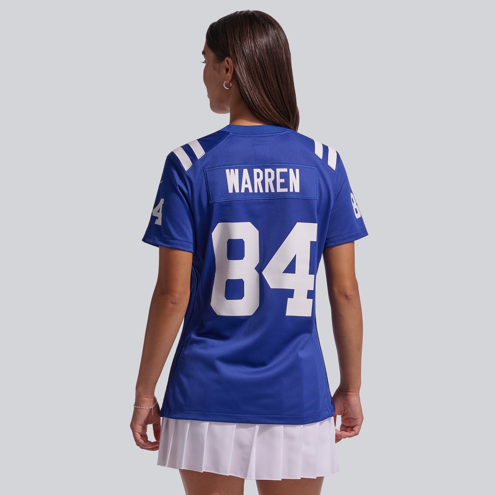 Women's Indianapolis Colts Tyler Warren Nike  Royal  Game Jersey - Image 4