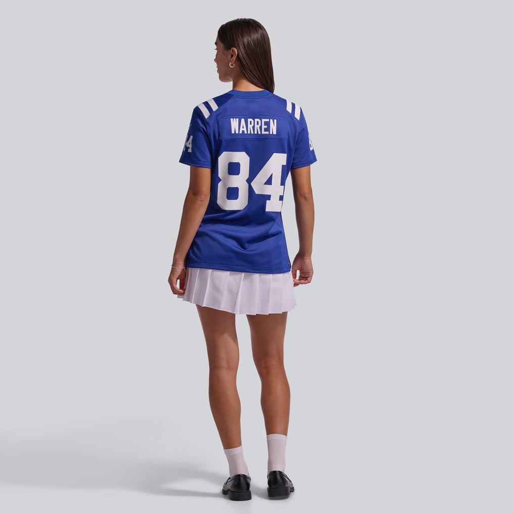 Women's Indianapolis Colts Tyler Warren Nike  Royal  Game Jersey - Image 6