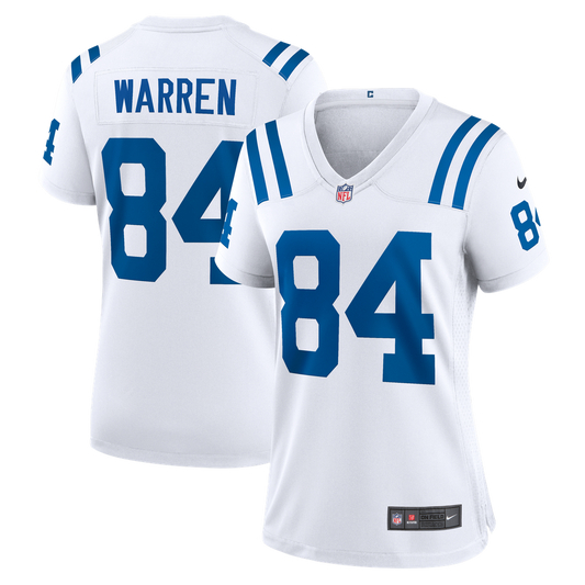 Women's Indianapolis Colts Tyler Warren Nike  White  Game Jersey - Image 1