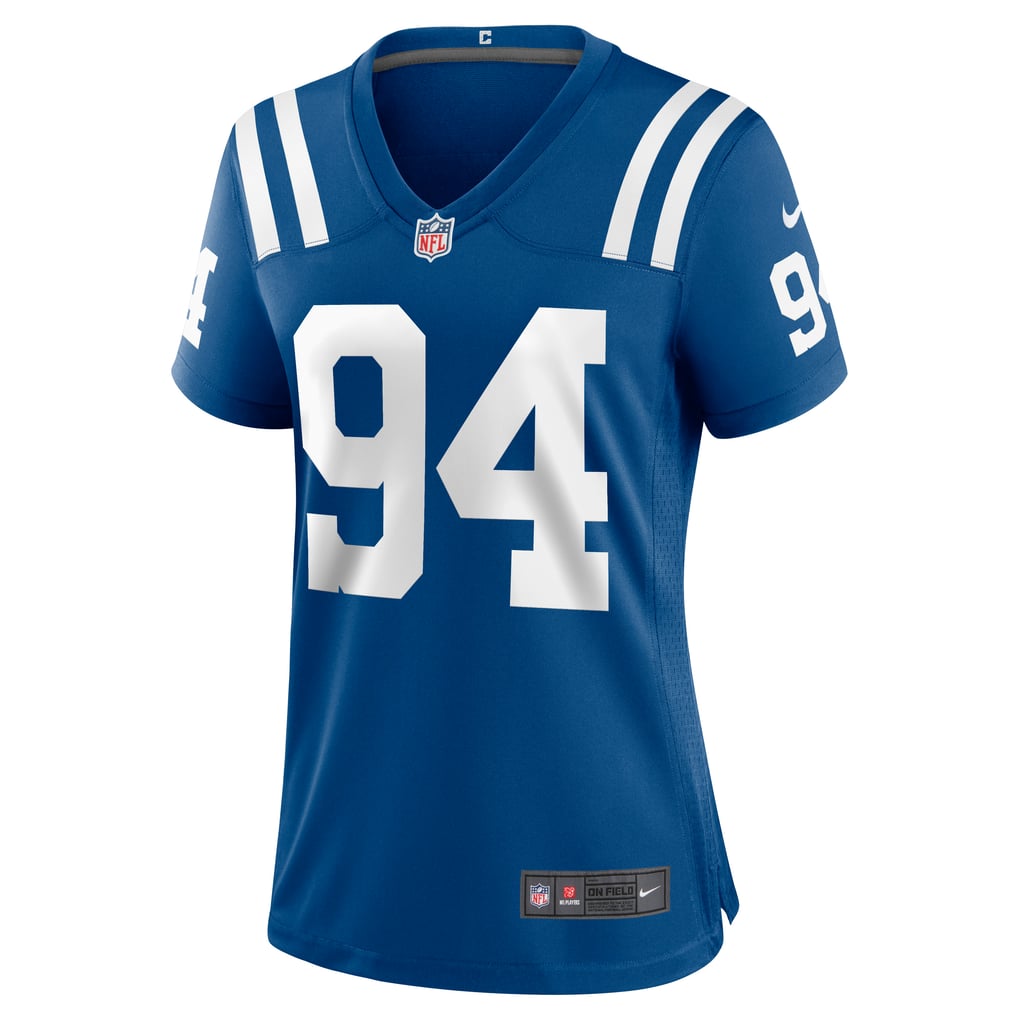 Women's Indianapolis Colts Tyquan Lewis Nike Royal Game Jersey - Image 3