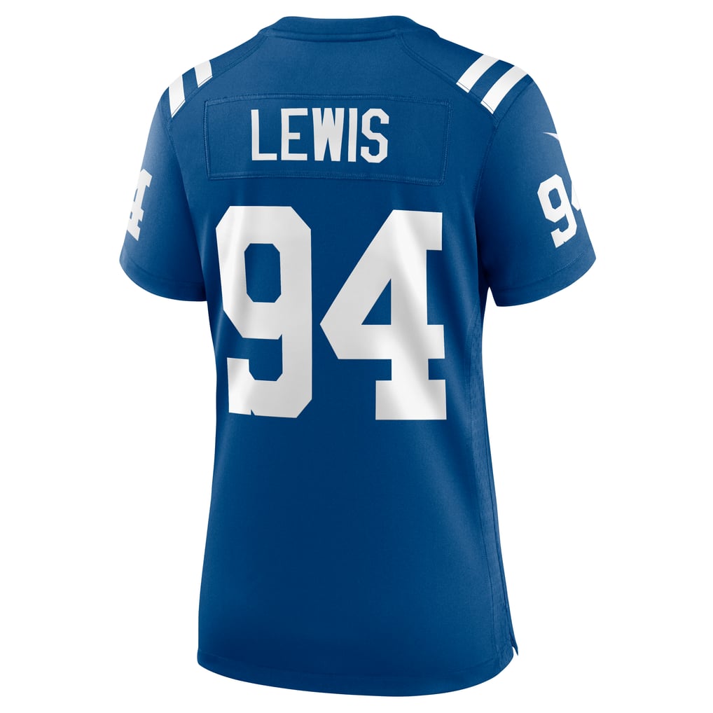 Women's Indianapolis Colts Tyquan Lewis Nike Royal Game Jersey - Image 4