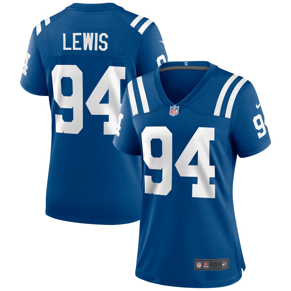 Women's Indianapolis Colts Tyquan Lewis Nike Royal Game Jersey - Image 1