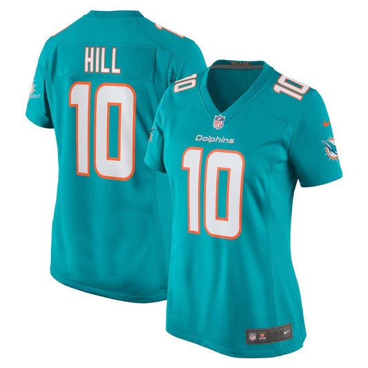Women's Miami Dolphins Tyreek Hill Nike Aqua Player Jersey - Image 1