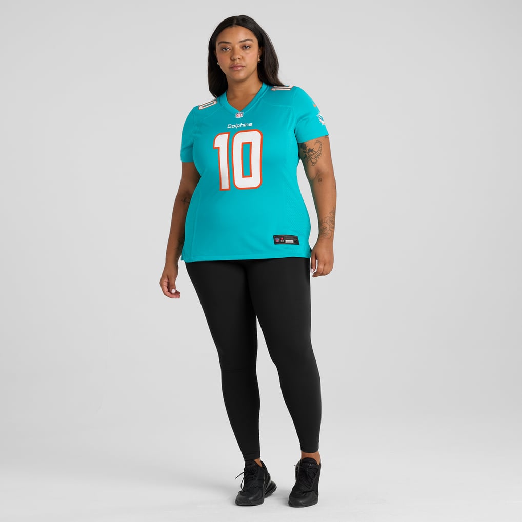 Women's Miami Dolphins Tyreek Hill Nike Aqua Player Jersey - Image 7