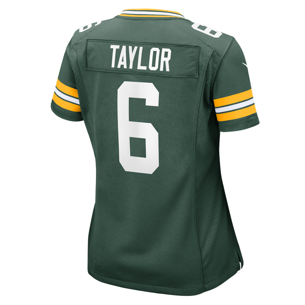 Women's Green Bay Packers Tyrod Taylor Nike Green Team Game Jersey - Image 6