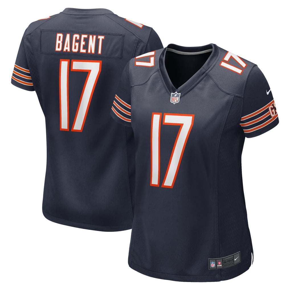 Women's Chicago Bears Tyson Bagent Nike Navy Game Jersey - Image 2