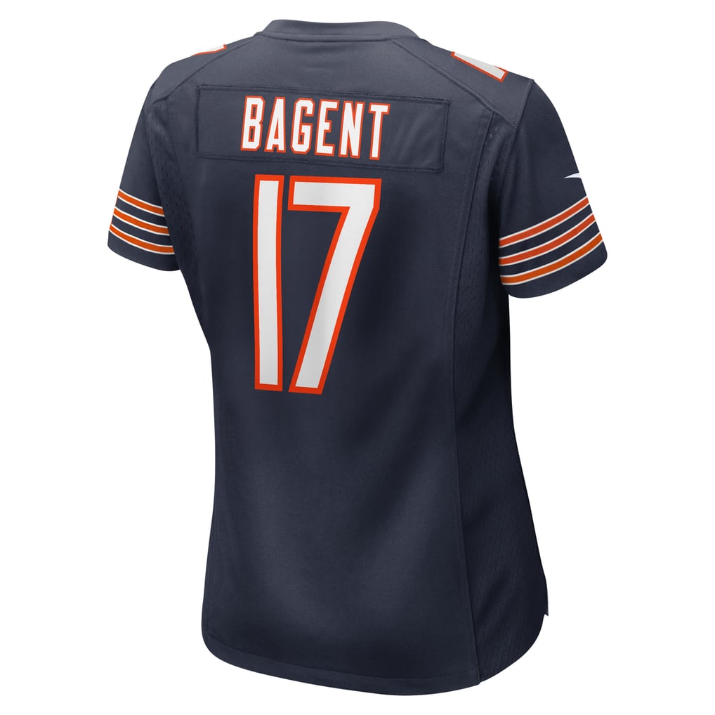 Women's Chicago Bears Tyson Bagent Nike Navy Game Jersey - Image 4