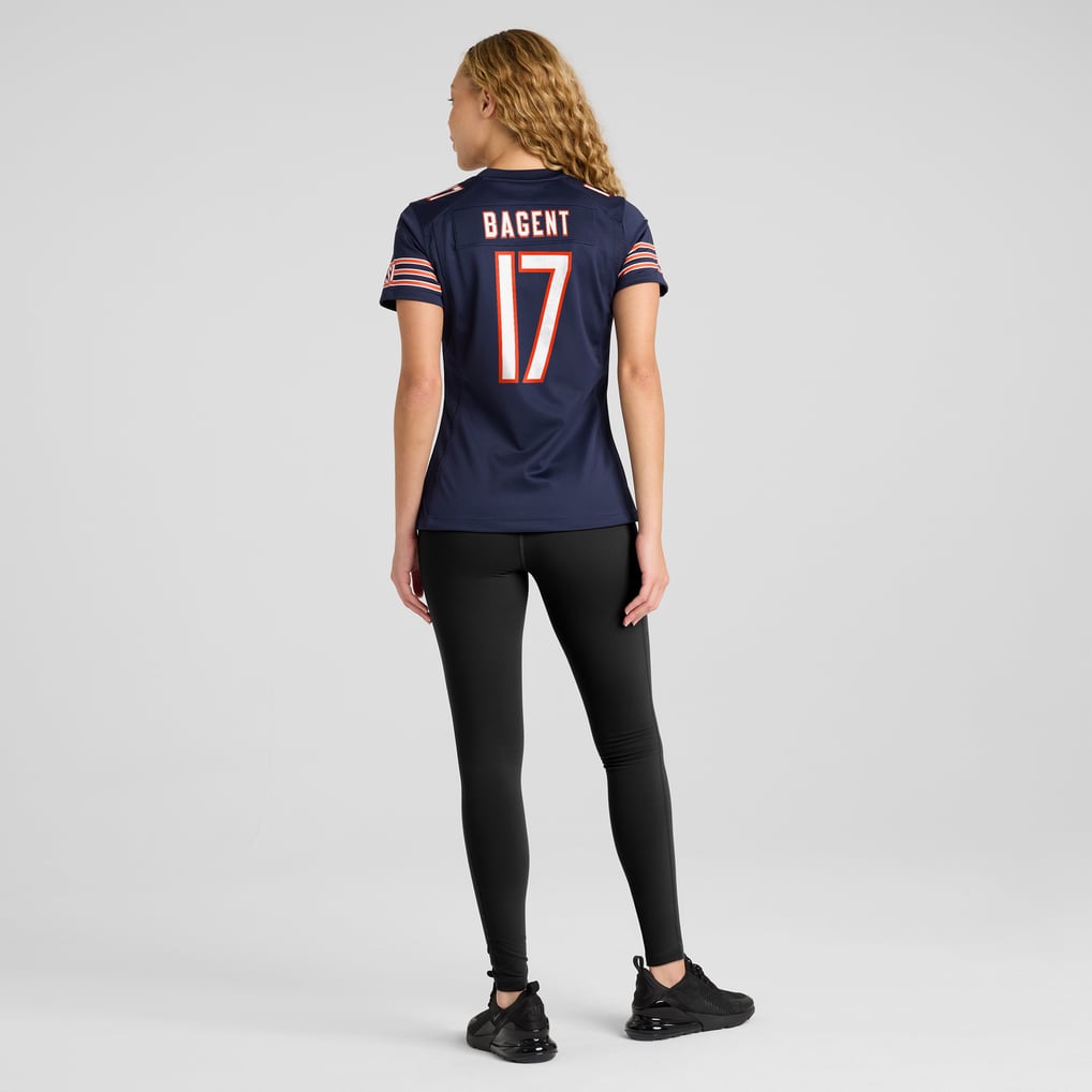 Women's Chicago Bears Tyson Bagent Nike Navy Game Jersey - Image 6