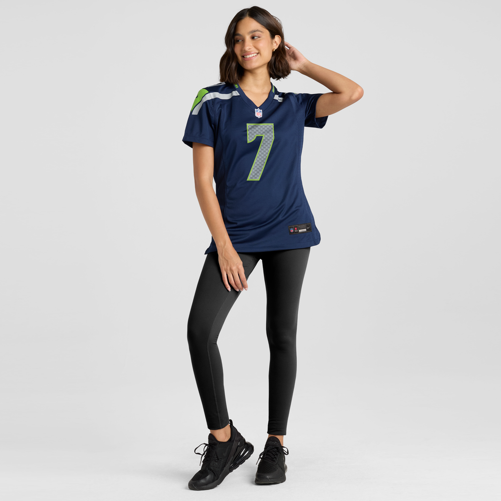 Women's Seattle Seahawks Uchenna Nwosu Nike College Navy Team Game Jersey - Image 3