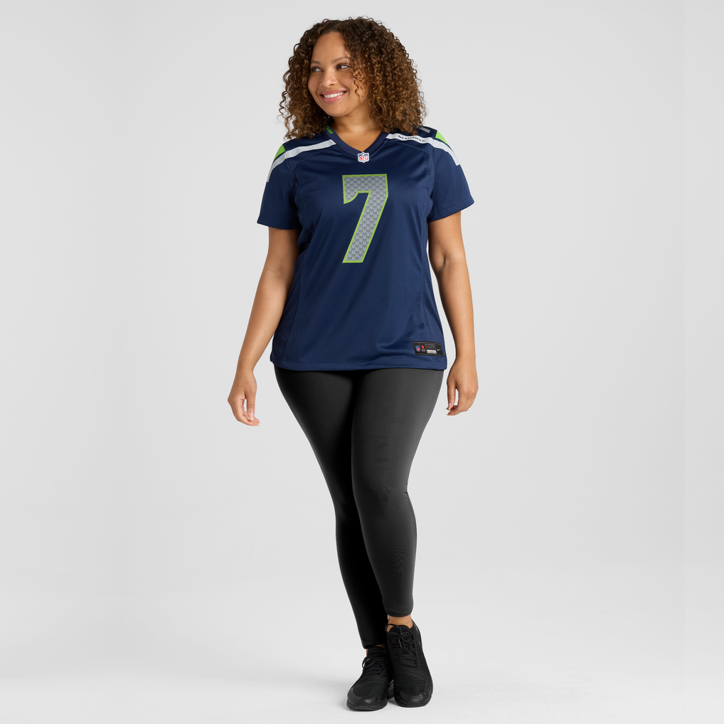 Women's Seattle Seahawks Uchenna Nwosu Nike College Navy Team Game Jersey - Image 5