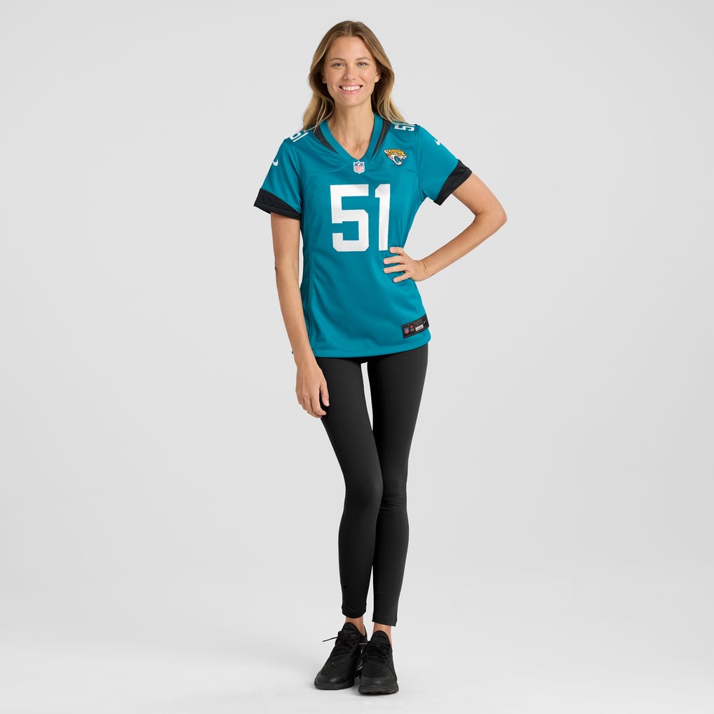 Women's Jacksonville Jaguars Ventrell Miller Nike  Teal  Game Jersey - Image 5