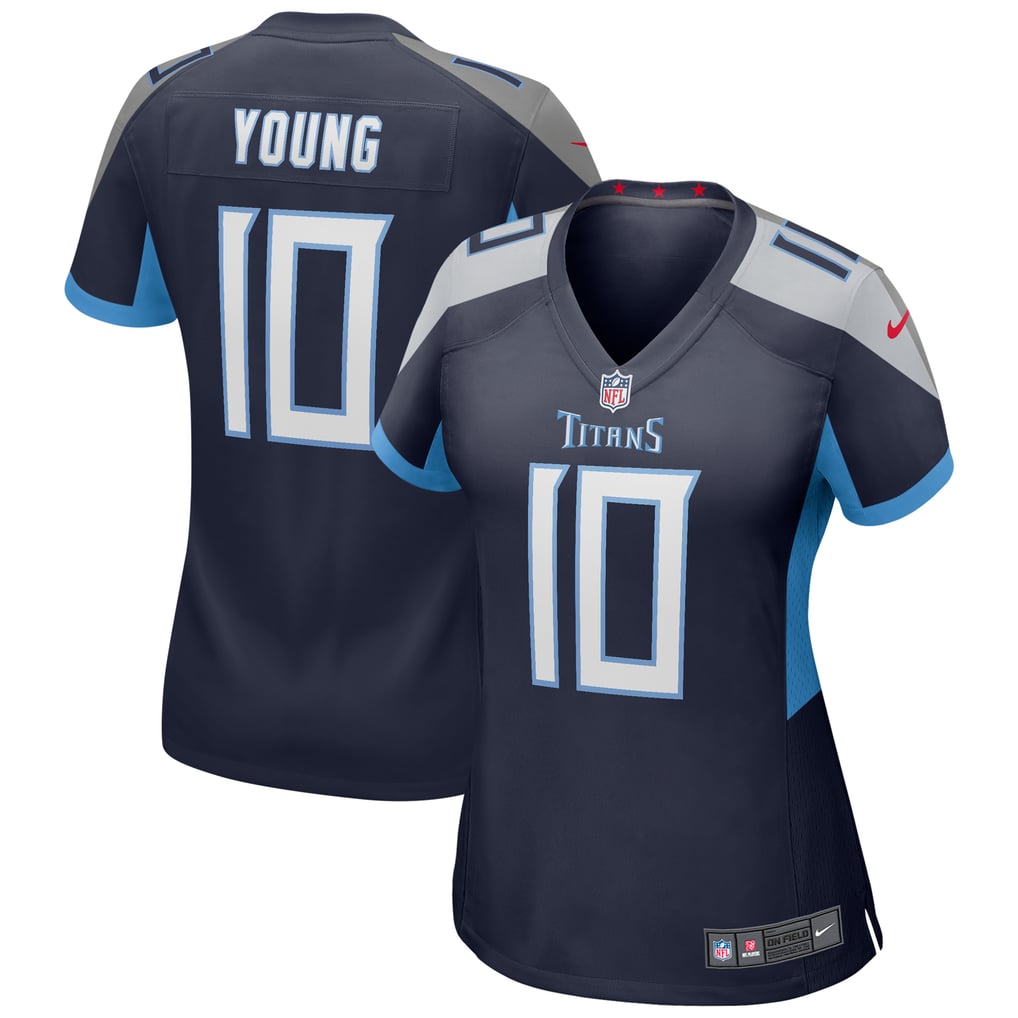 Women's Tennessee Titans Vince Young Nike Navy Game Retired Player Jersey - Image 1