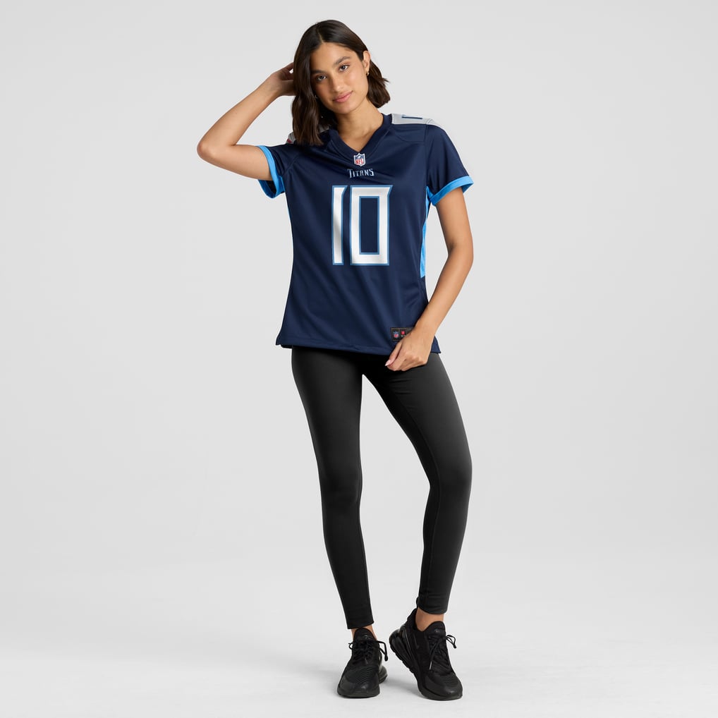 Women's Tennessee Titans Vince Young Nike Navy Game Retired Player Jersey - Image 5
