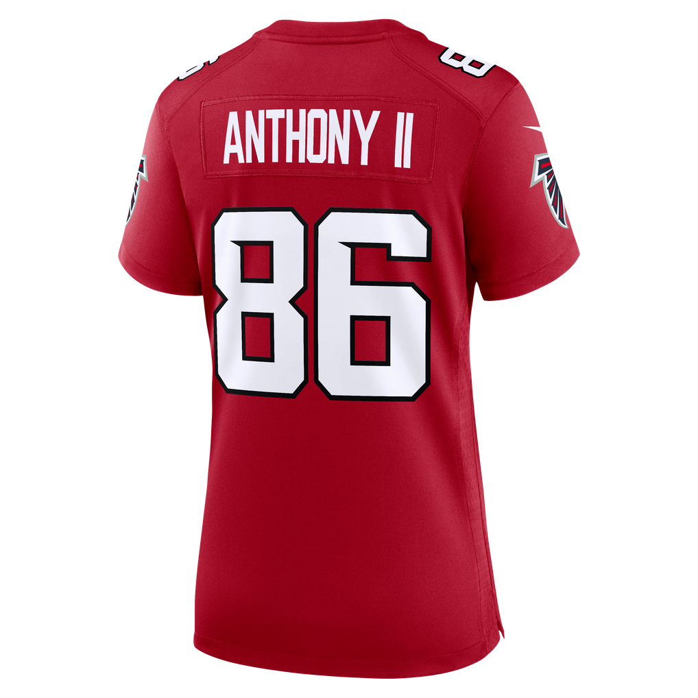 Women's Atlanta Falcons Vinny Anthony II Nike Red Team Game Jersey
