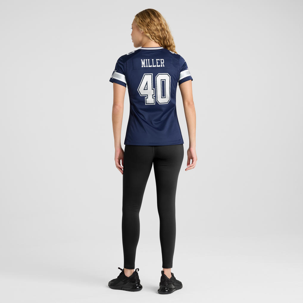 Women's Dallas Cowboys Von Miller Nike Navy Game Jersey - Image 4