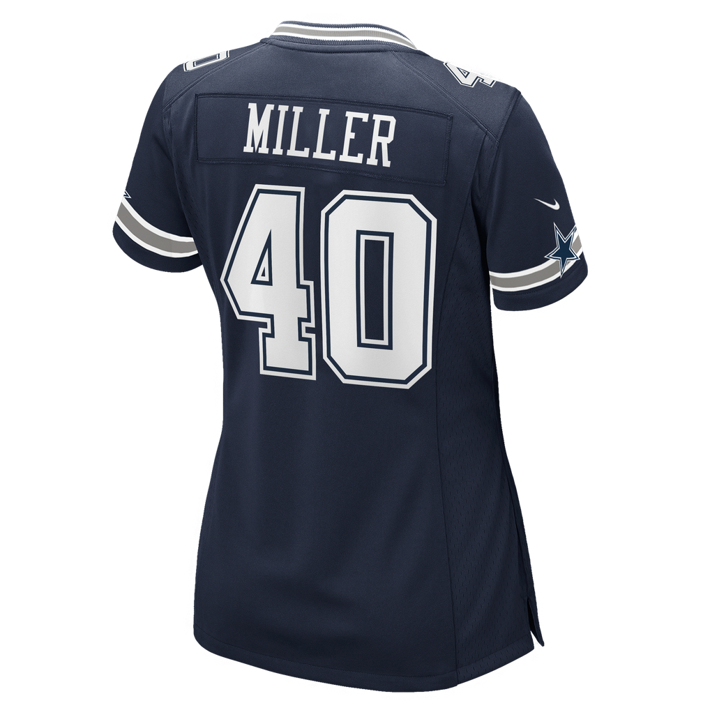 Women's Dallas Cowboys Von Miller Nike Navy Game Jersey - Image 8