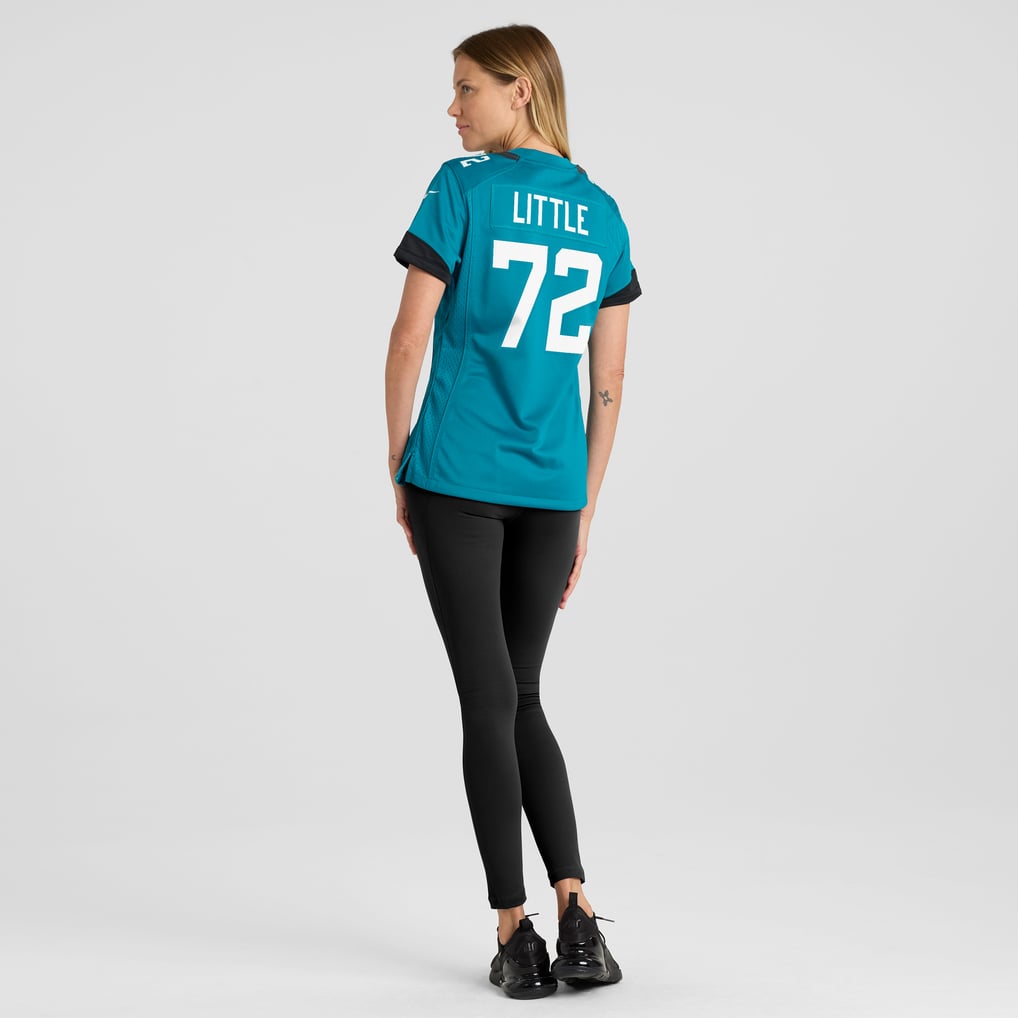 Women's Jacksonville Jaguars Walker Little Nike Teal Nike Game Jersey - Image 6