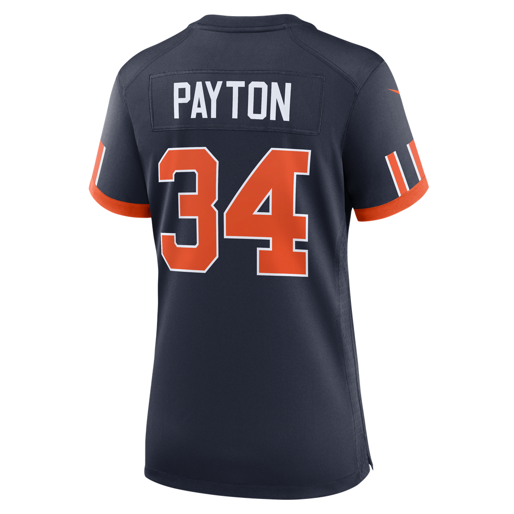 Women's Chicago Bears Walter Payton Nike Navy 2026 Rivalries Collection Game Jersey - Image 4