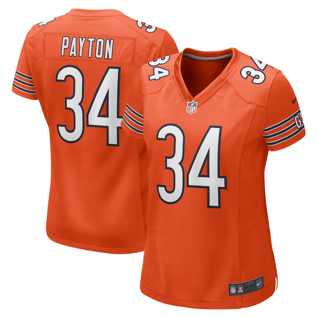Women's Chicago Bears Walter Payton Nike Orange Retired Player Jersey - Image 1