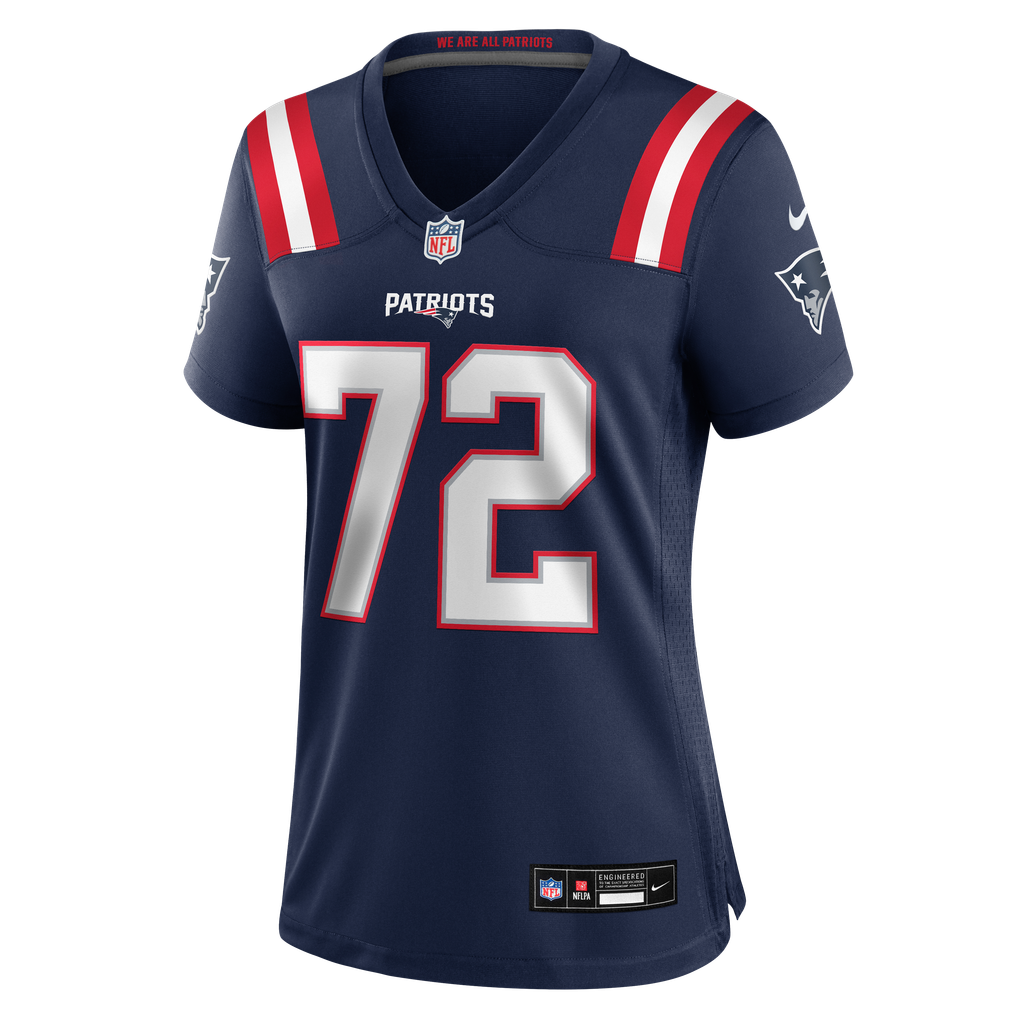 Women's New England Patriots Walter Rouse Nike Navy Team Game Jersey - Image 7