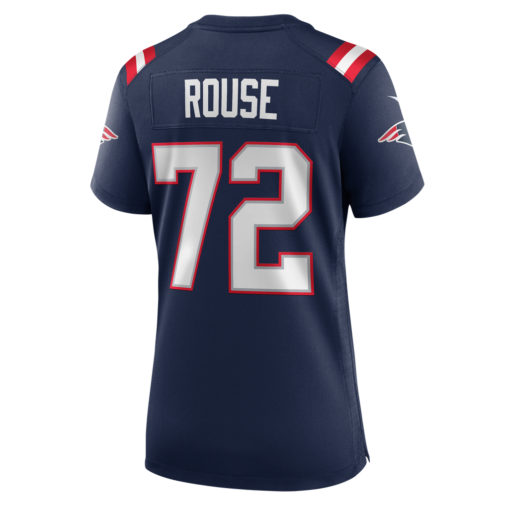Women's New England Patriots Walter Rouse Nike Navy Team Game Jersey - Image 8