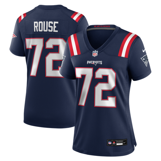 Women's New England Patriots Walter Rouse Nike Navy Team Game Jersey - Image 1