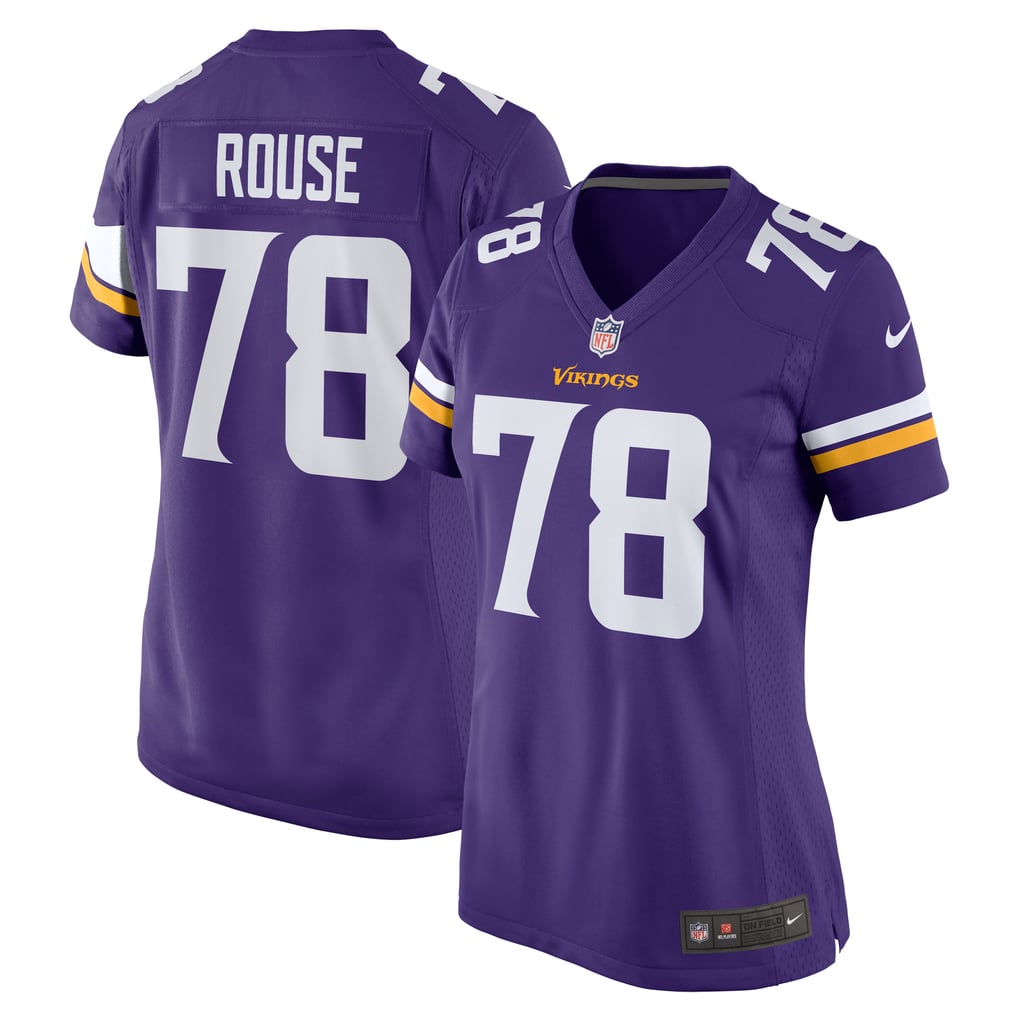 Women's Minnesota Vikings Walter Rouse Nike  Purple Game Jersey - Image 2