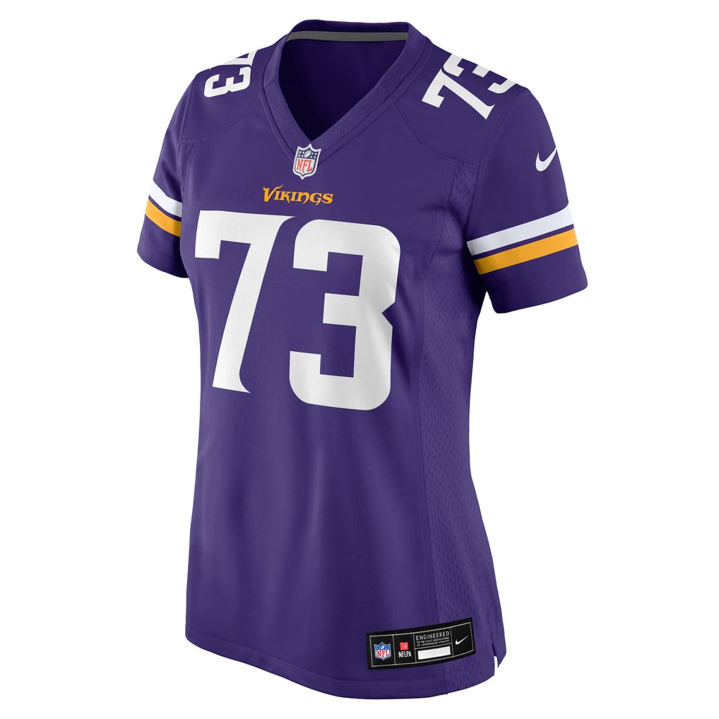 Women's Minnesota Vikings Walter Rouse Nike  Purple Team Game Jersey - Image 3