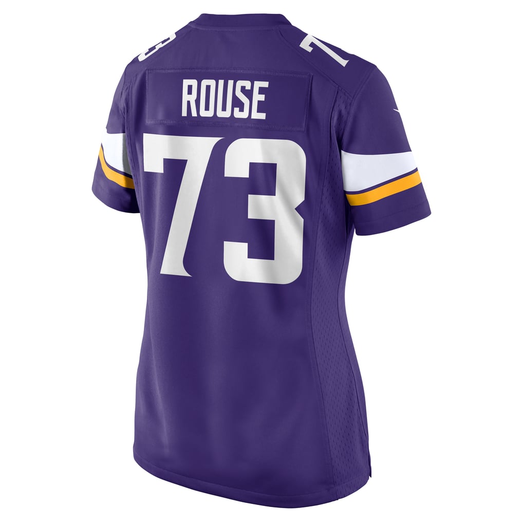 Women's Minnesota Vikings Walter Rouse Nike  Purple Team Game Jersey - Image 4