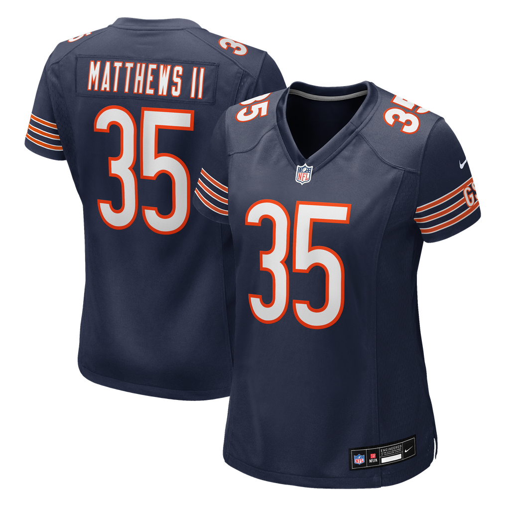Women's Chicago Bears Wayne Matthews II Nike Navy Team Game Jersey - Image 1
