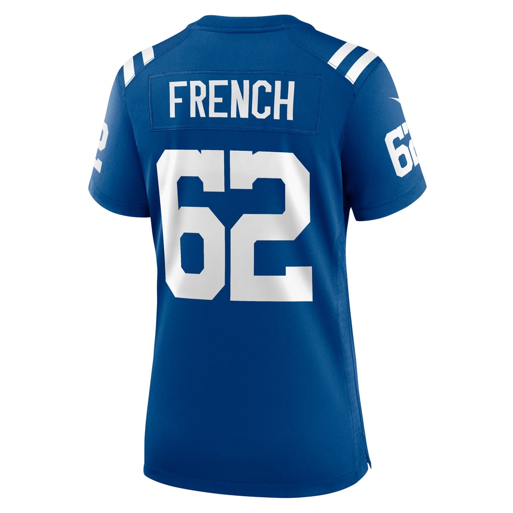 Women's Indianapolis Colts Wesley French Nike Royal Game Player Jersey - Image 4