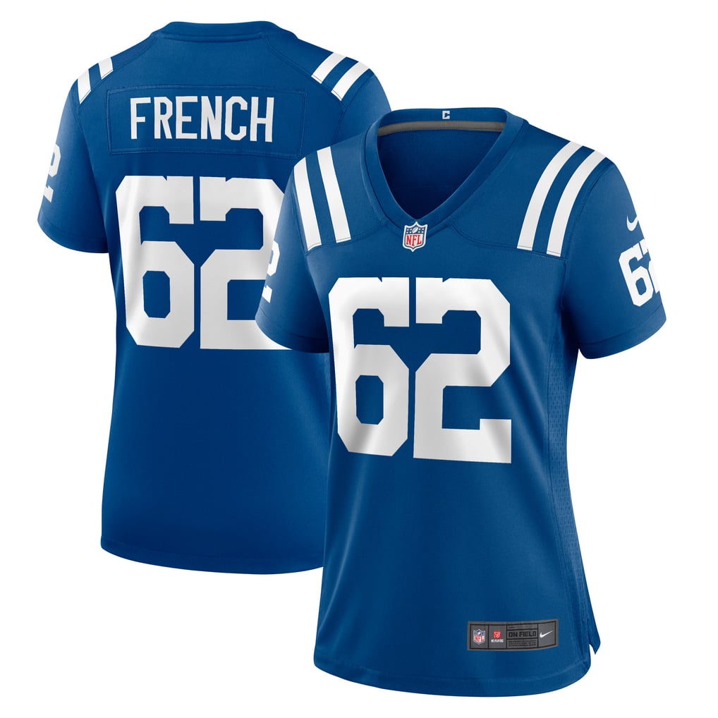 Women's Indianapolis Colts Wesley French Nike Royal Game Player Jersey - Image 1