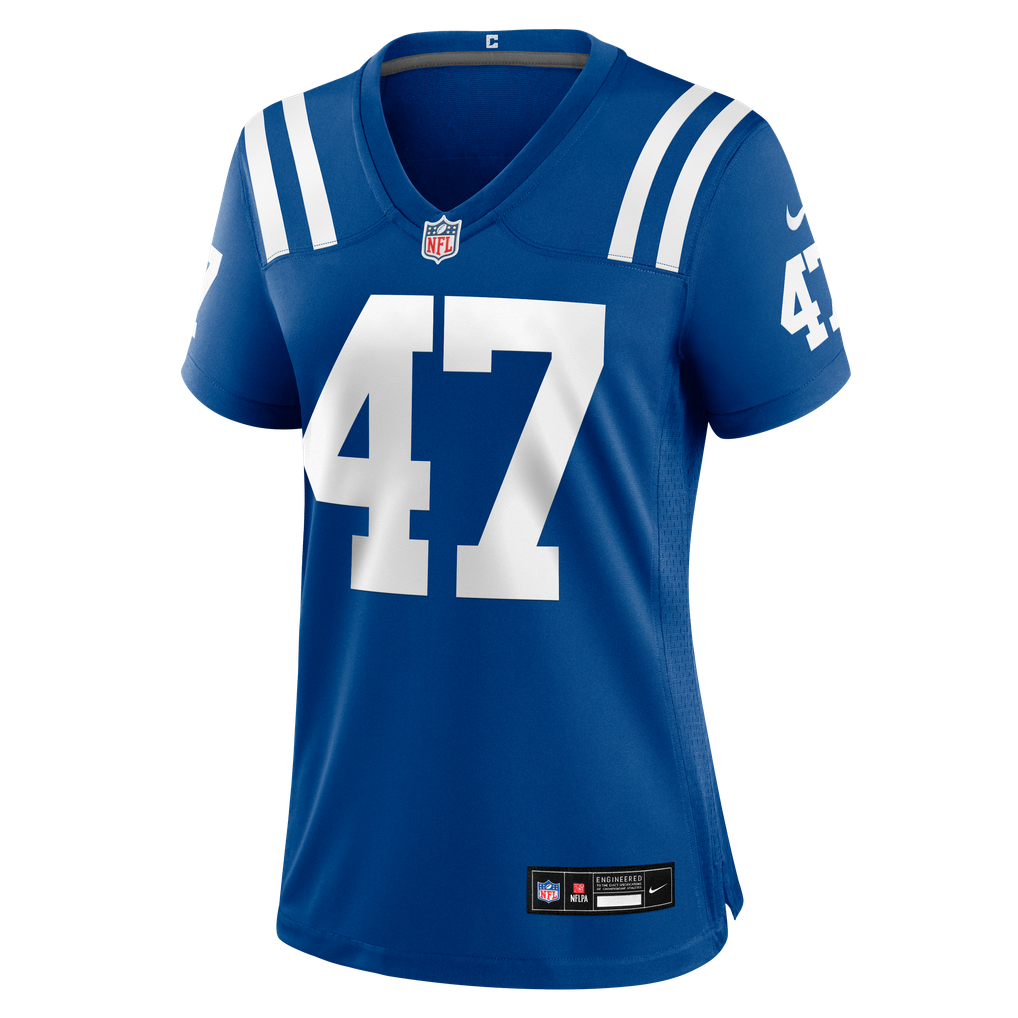 Women's Indianapolis Colts West Weeks Nike Royal Team Game Jersey - Image 7