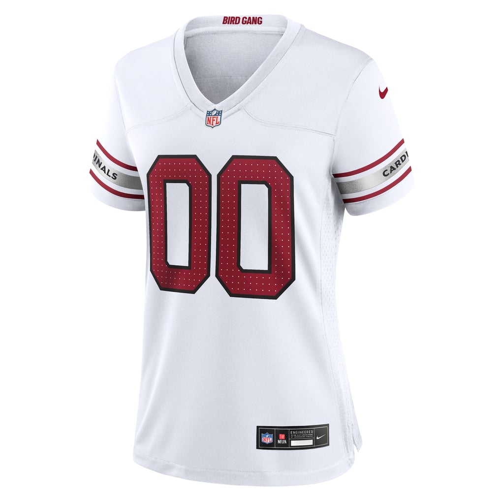 Women's Arizona Cardinals Nike White Custom Game Jersey - Image 3