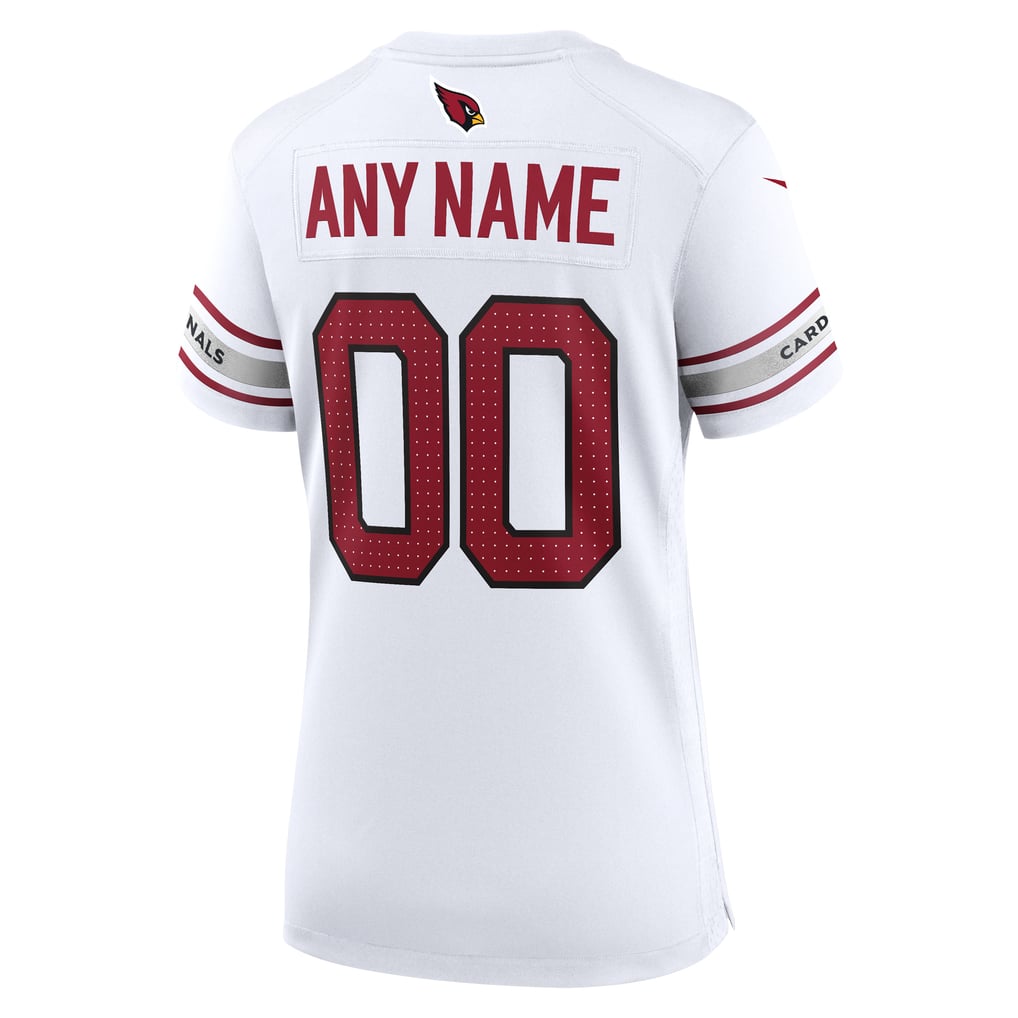 Women's Arizona Cardinals Nike White Custom Game Jersey - Image 4
