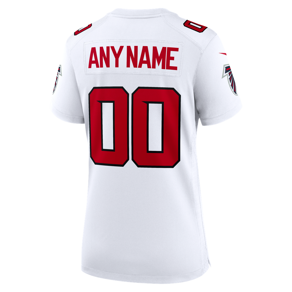 Women's Atlanta Falcons Nike White Custom Game Jersey