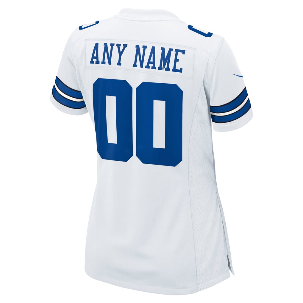 Women's Nike White Dallas Cowboys Custom Game Jersey - Image 4