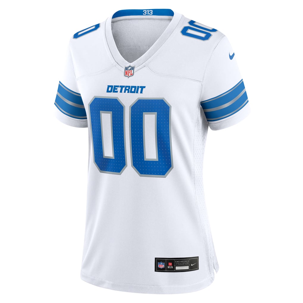 Women's Detroit Lions  Nike White Custom Game Jersey - Image 3