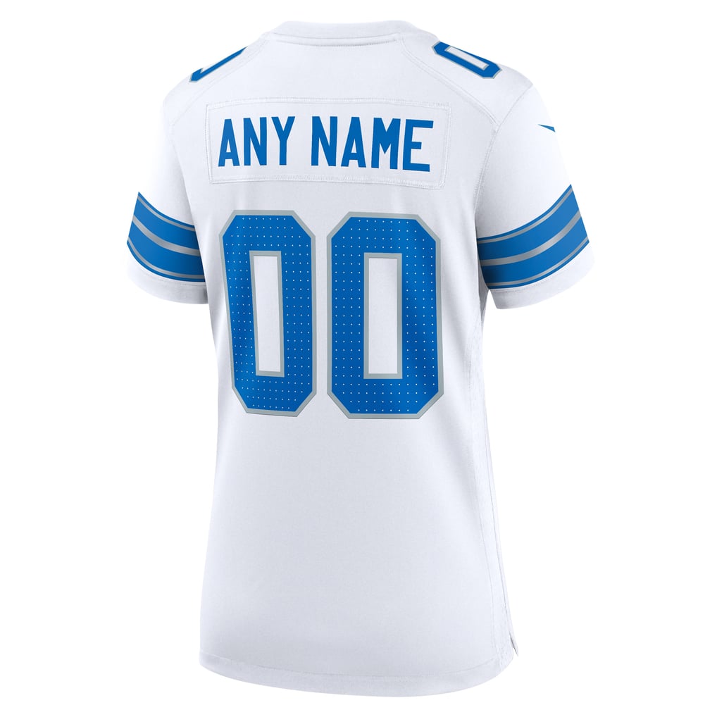 Women's Detroit Lions  Nike White Custom Game Jersey - Image 4