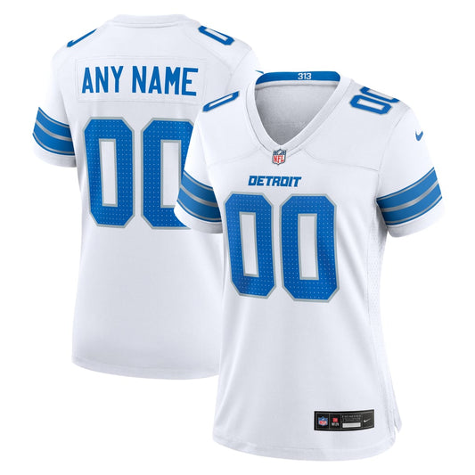 Women's Detroit Lions  Nike White Custom Game Jersey - Image 1