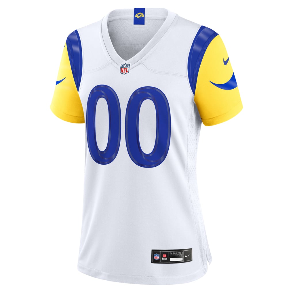 Women's Los Angeles Rams Nike White Custom Game Jersey - Image 3