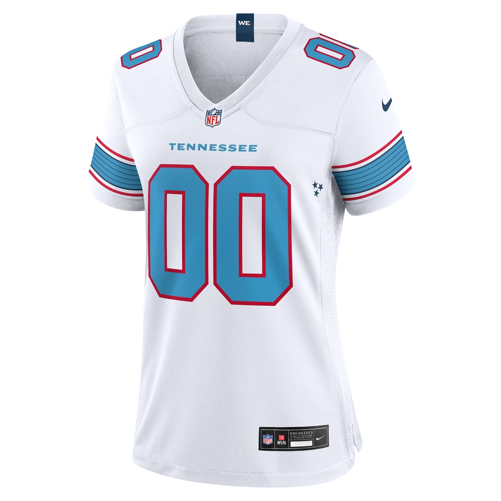 Women's Tennessee Titans Nike White Game Custom Jersey - Image 3
