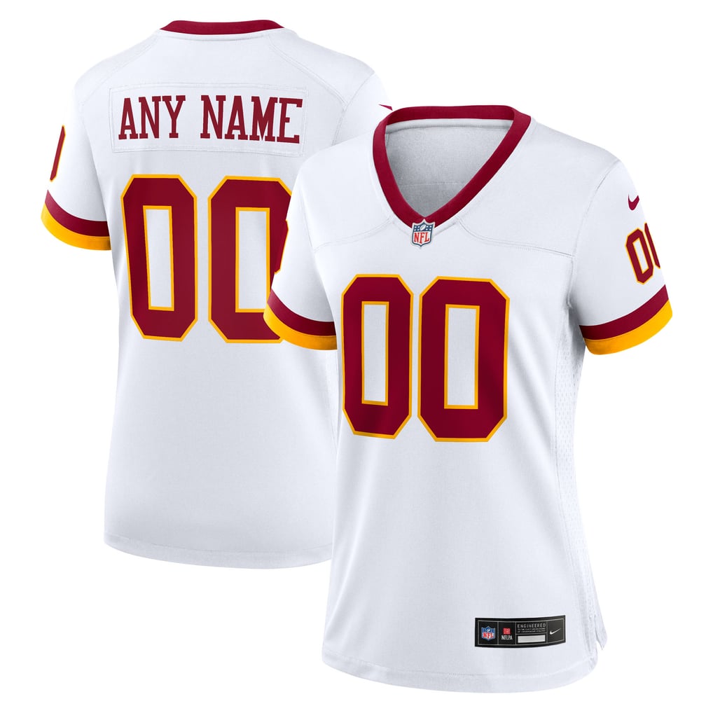 Women's Washington Commanders Nike White Super Bowl Era Custom Game Jersey - Image 2