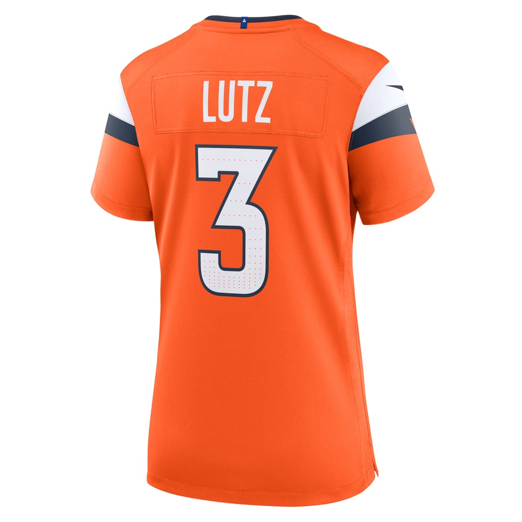 Women's Denver Broncos Wil Lutz Nike  Orange Team Game Jersey - Image 4