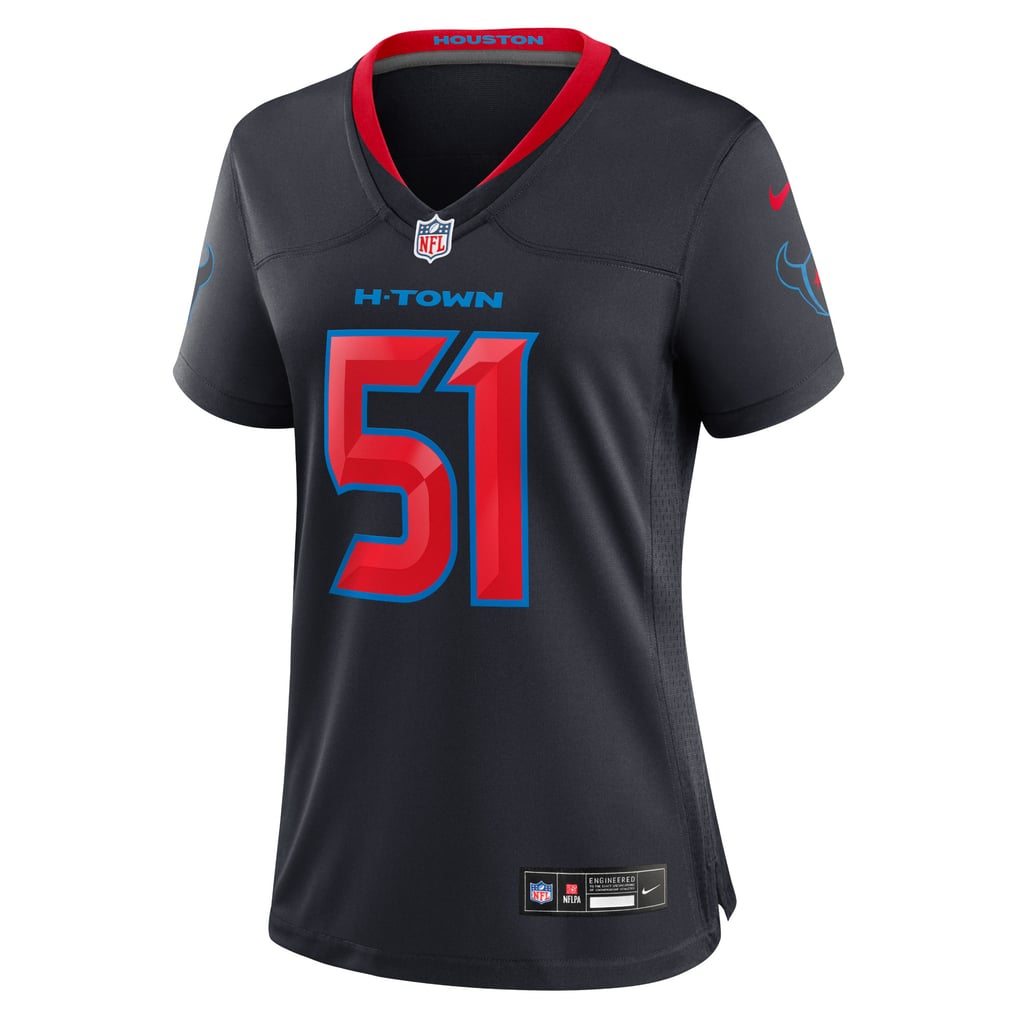 Women's Houston Texans Will Anderson Jr. Nike Navy 2nd Alternate Game Jersey - Image 3