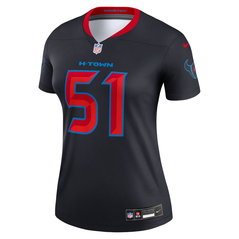 Women's Houston Texans Will Anderson Jr. Nike  Navy Alternate Legend Player Performance Top - Image 3