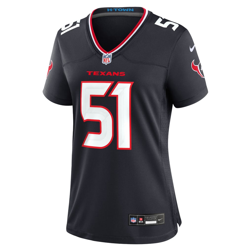 Women's Houston Texans Will Anderson Jr. Nike Navy Game Jersey - Image 3