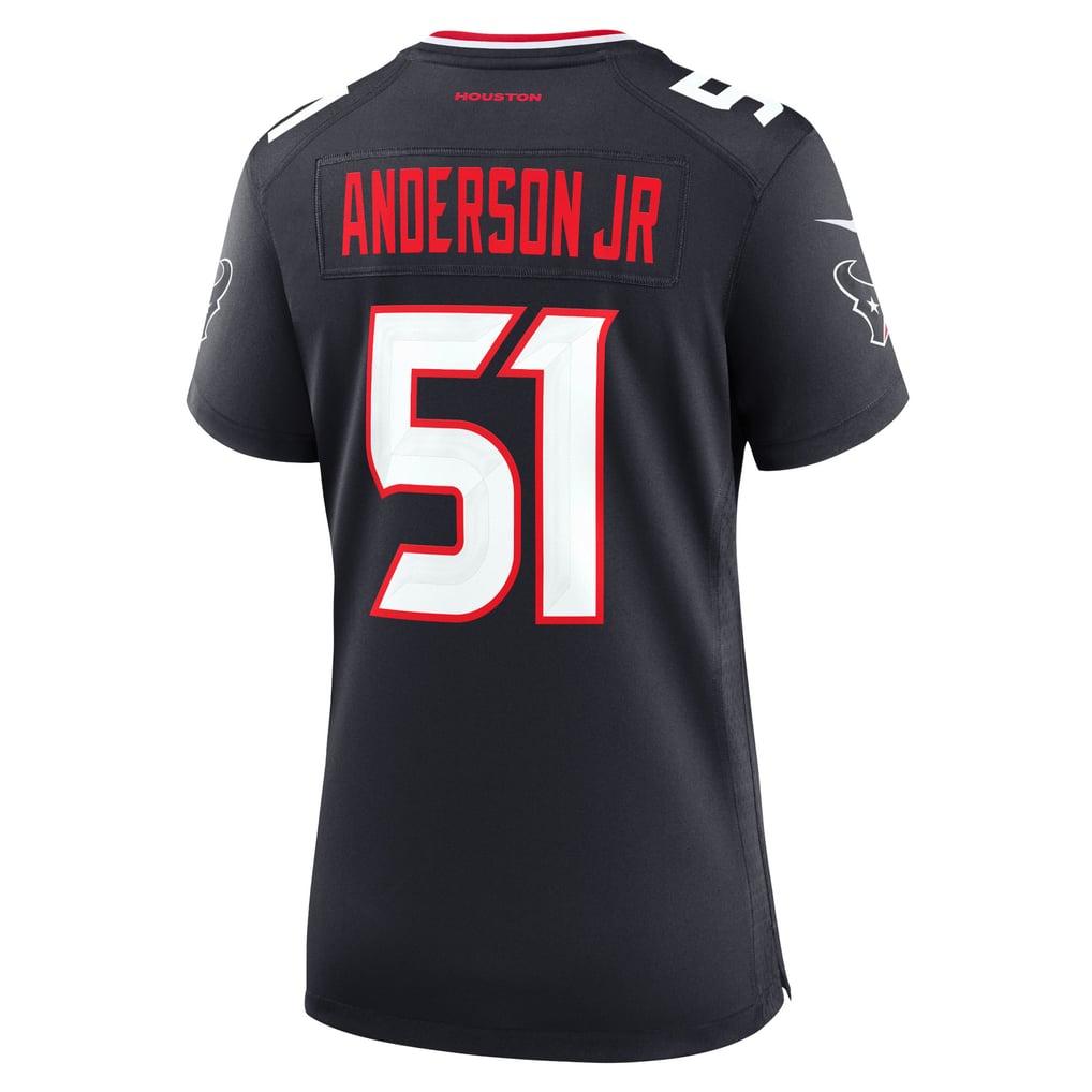 Women's Houston Texans Will Anderson Jr. Nike Navy Game Jersey - Image 4
