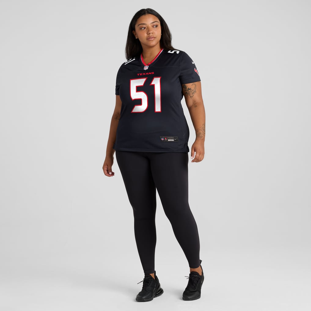 Women's Houston Texans Will Anderson Jr. Nike Navy Game Jersey - Image 7
