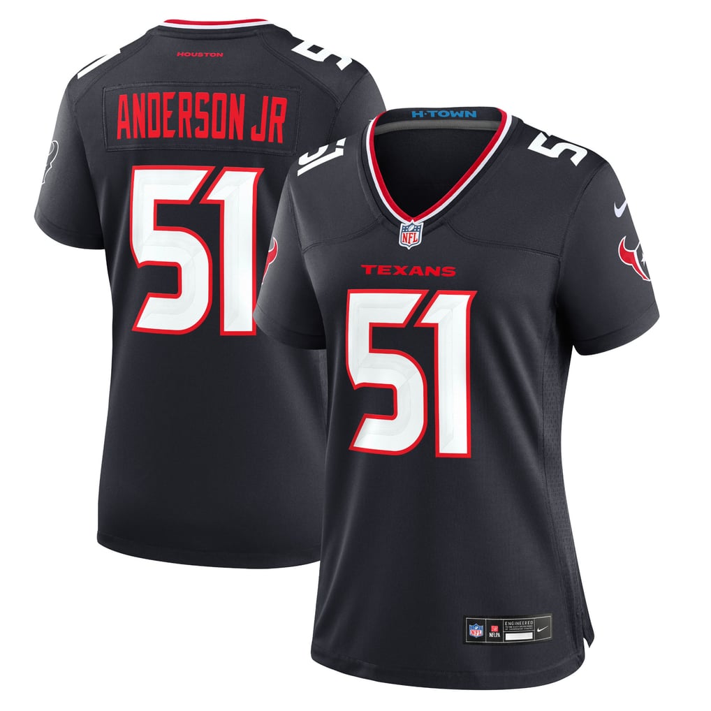 Women's Houston Texans Will Anderson Jr. Nike Navy Game Jersey - Image 1